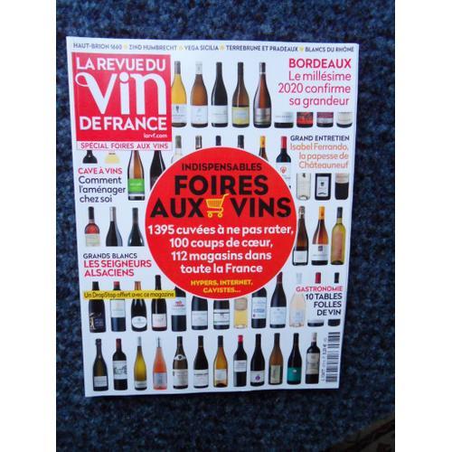 La Revue Du Vin De France N°573 De Septembre 2023-Indispensables Foires Aux Vins