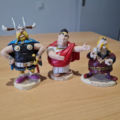 Lot De 3 Figurines Astérix