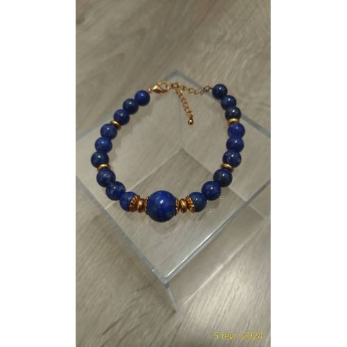 Bracelet En Lapis Lazuli