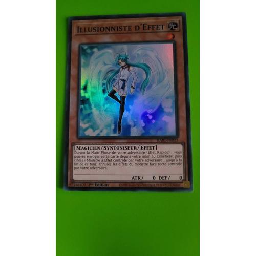 Carte Yugioh ! Illusionniste D'effet Ra01-Fr003 Super Rare