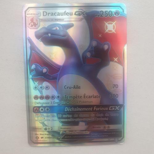 Carte Pokemon Dracaufeu Shini Gx