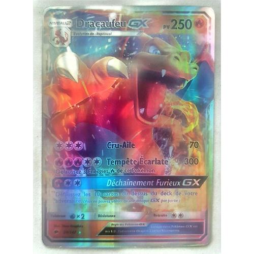 Carte Pokemon Dracaufeu Gx Pv 250 Rare