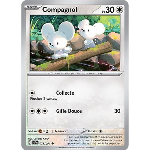 Carte Pokémon - Compagnol - 073/091 - Ev4,5 Destinées De Paldea -
