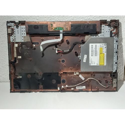 HP Probook 4710s plasturgie base + bouton power + carte d'extension USB + lecteur DVD 535752-001