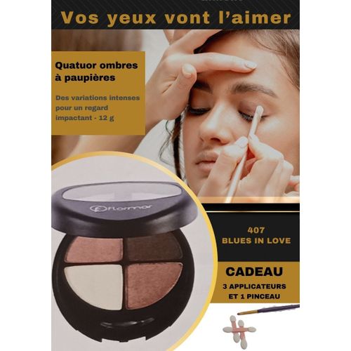 Palette De 4 Ombres À Paupières Dans Les Tons Marron Marron