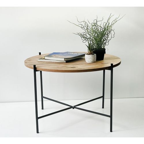 Table Basse Ronde De Style Industriel