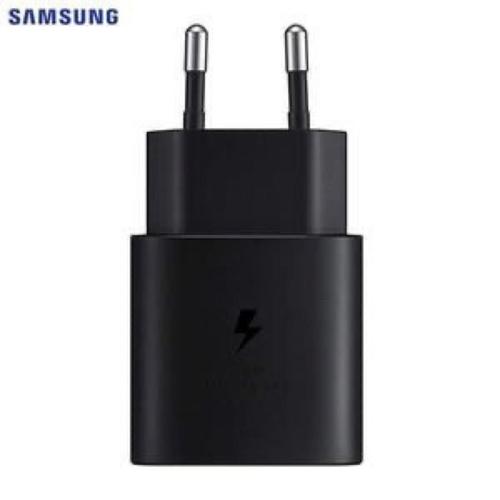 25W Chargeur Secteur Noir Original Adaptateur Charge Rapide USB-C/ Type-C Pour Samsung Galaxy S24 / S24+ Plus / S24 Ultra / A15 / A15 5g / A25 / A35 / A55