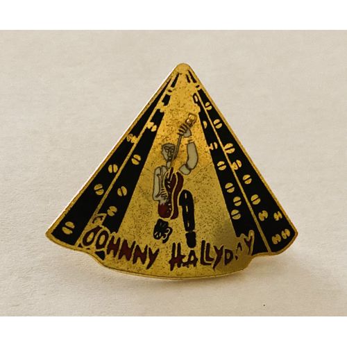Pins Musique Johnny Hallyday / Doré