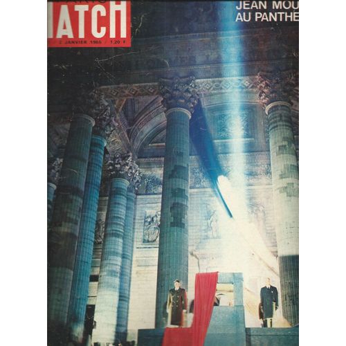 Paris Match 02/01/1965 Jean Moulin Au Pantheon, Le Duc De Windsor, Les Trésors De Lascaux, Stade D' Istanbul, La Rescapée De La Tour Eiffel, Audrey Hepburn,Rex Harrison, Henri Salvador,Brigitte Bardot
