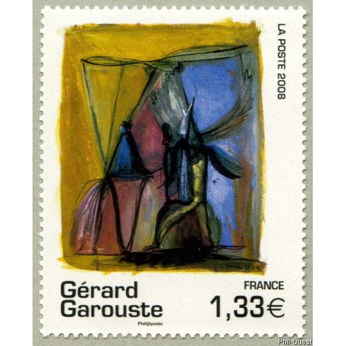 France 2008, Très Beau Timbre Neuf** Luxe Yvert 4244, Tableau D'après Une Oeuvre Originale De Gérard Garouste.