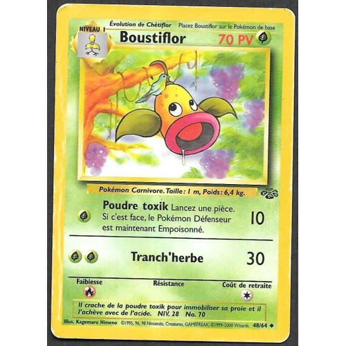 Carte Pokémon Boustiflor 48/64 - Wizards Jungle (Vf)