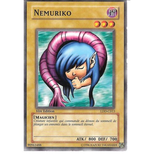Carte Yu-Gi-Oh ! - Nemuriko Ldd-C013 [Premiere Edition 1] Vf