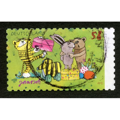Timbre Oblitéré Deutschland, Janosch, 2013, 58