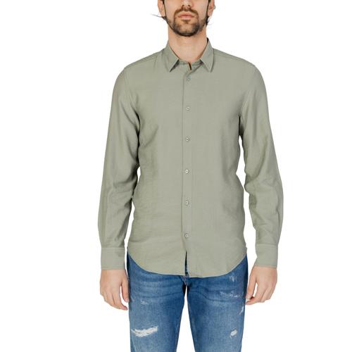 Chemise Ã  Manches Longues Homme Antony Morato Napoli Mmsl00721-Fa400082