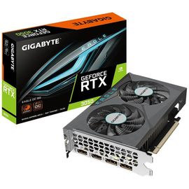 Gigabyte GV-N3050EAGLE OC-6GD Eagle OC 6G, GeForce RTX 3050, 6.0GB GDDR6, PCI-Express