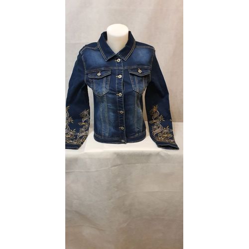 Veste Jeans Bleu Femme Mozzaar Paris Taille 42