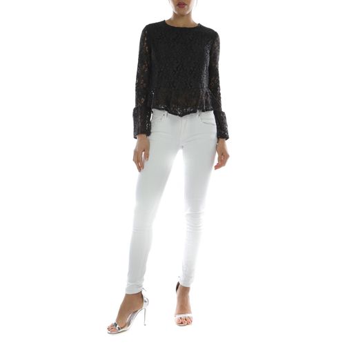 Top Noir Dentelle Femme Lovie&co Paris Taille L