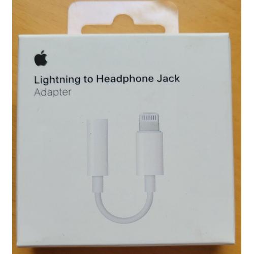 Adaptateur jack casque Apple vers 3,5 mm