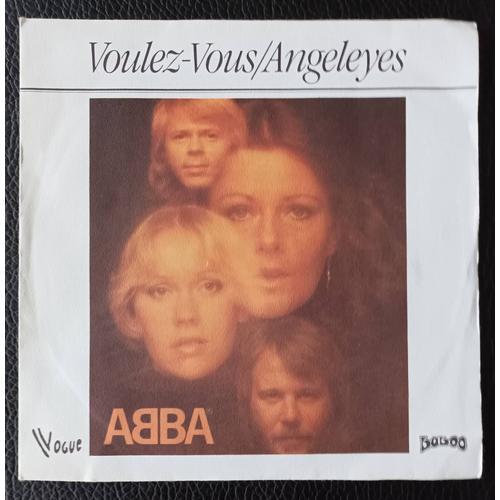 Abba - Voulez-Vous (5'13) + Angeleyes (4'20) - 1979 Original French Press Label Vogue - Boutique Axonalix