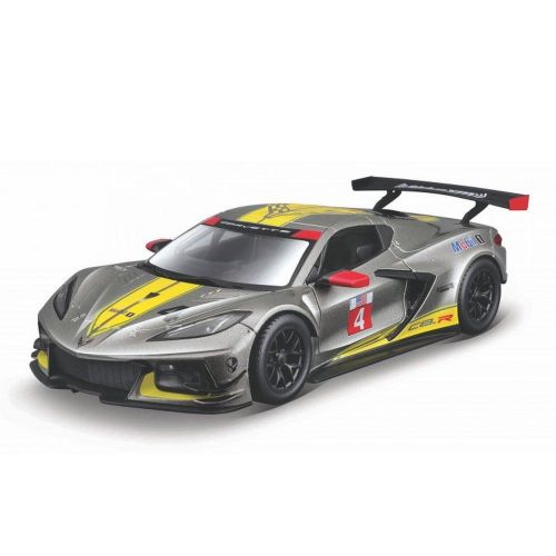 Véhicules Miniatures Die Cast 1/24 Racing - Chevrolet Corvette C8r - Jaune
