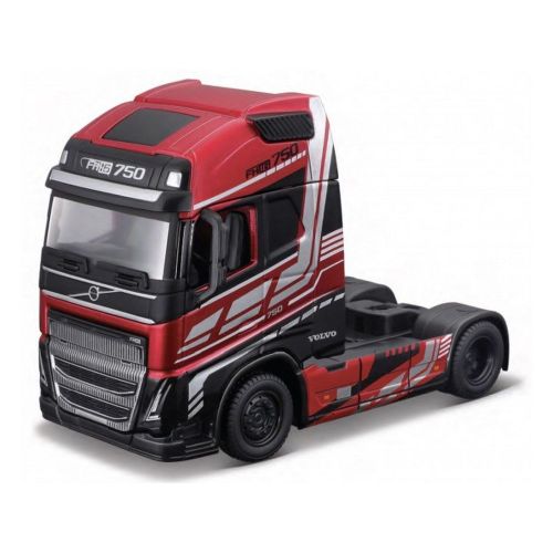 Véhicules Miniatures Die Cast 1/43 Street Fire - Cabine De Camion Volvo Fh16 Globetrotter 750 Xxl - Rouge Métal