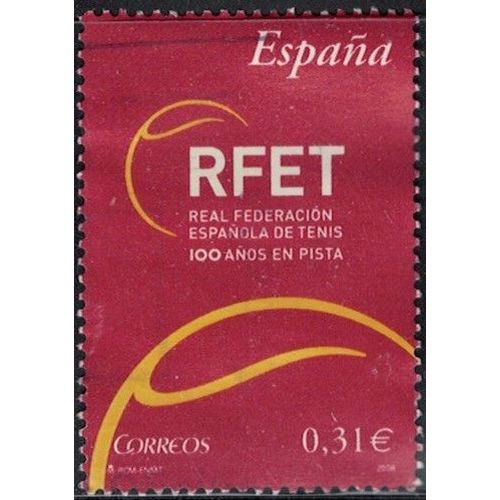 Espagne 2008 Oblitéré Used Rfet Fédération Espagnole De Tennis Y&t Es 4058 Su
