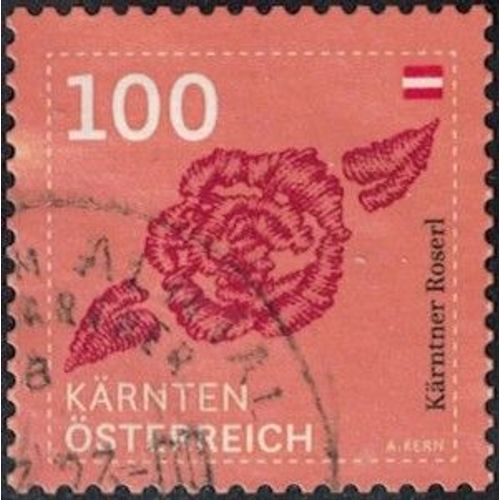 Autriche 2022 Oblitéré Used Rose De Carinthie Su