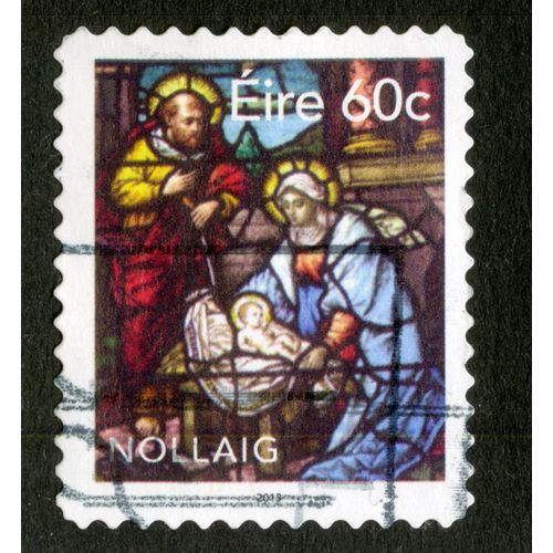 Timbre Oblitéré Éire, Nollaig, 60 C