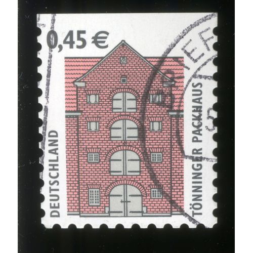 Timbre Oblitéré Deutschland, Tönninger Packhaus, 0.45 E