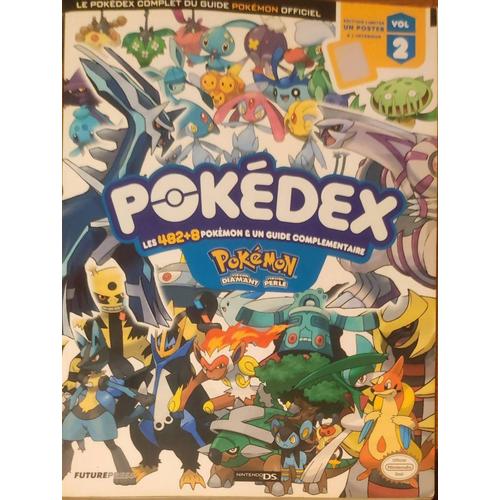 Marque : Square Enix Pokémon : Version Diamant + Version Perle - Le Pokedex Complet Du Guide Officiel