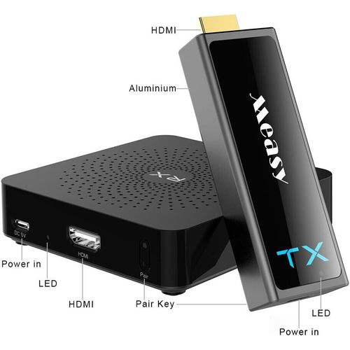 MEASY W2H Mini II 2 Wireless Transmetteur et récepteur HD 60GHz Band Wireless HD