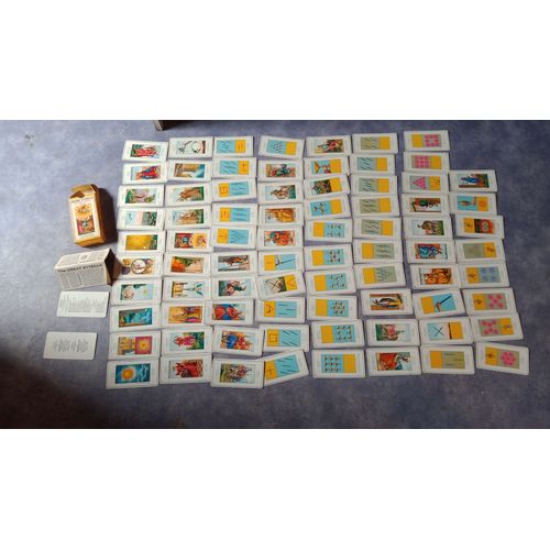 Tarots Anciens, Grand Etteilla Tarots Egyptiens Cartomancie Grimaud Ancien 1977, 78 Cartes + Livret Français Anglais