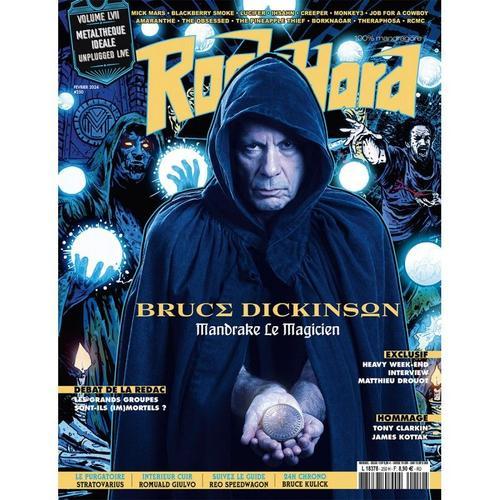 Rock Hard N°250 (Février 2024) : Bruce Dickinson Mandrake Le Magicien