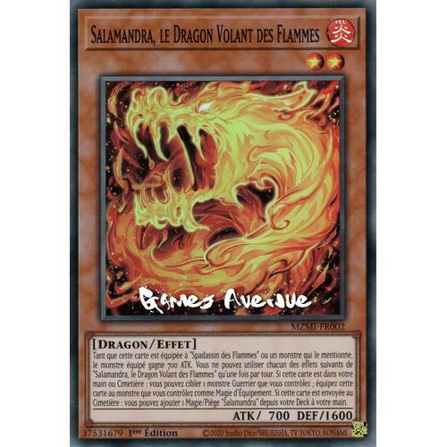 Yu Gi Oh Mzmi Fr002 Salamandra, Le Dragon Volant Des Flammes Super Rare