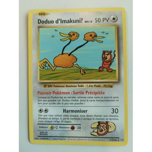 Carte Pokémon Doduo D'imakuni 112/108 Rare Secrète Xy Xy12 Evolutions