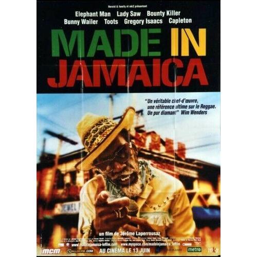 Made In Jamaica - Affiche Originale De Cinéma - Format 120x160 Cm - Un Film De Jérôme Laperrousaz Avec Elephant Man, Capleton, Gregory Isaacs, Toots, Lady Saw, Bunny Wailer, Bounty Killer  - 2006