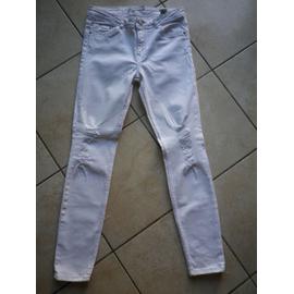 Pantalon Blanc Femme Zara - Achat neuf ou d'occasion pas cher