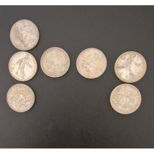 Vends Lot De Pièces De 5 Francs En Argent