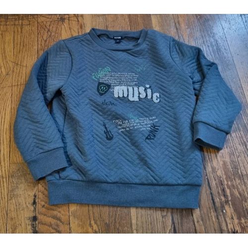 Pull Bleu Col Rond Kiabi Taille 5 Ans