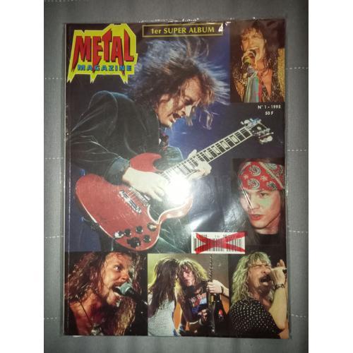 Rare Metal Magazine 1995 Hard Rock Heavy Metal Acdc Metallica Iron Maiden Guns N' Roses Aerosmith Def Leppard Deep Purple Pearl Jam Nirvana Sepultura Bon Jovi Scorpions Van Halen Judas Priest Megadeth