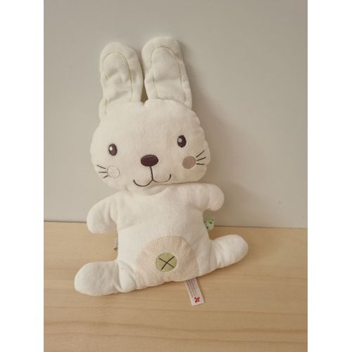 Doudou Lapin Blanc Semi Plat Simba Toys Benelux