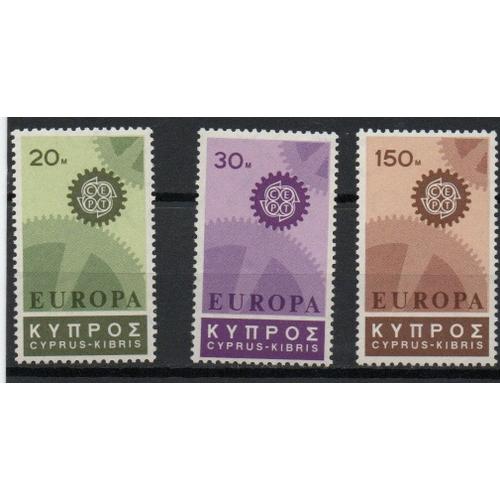 Chypre Timbres Europa 1968