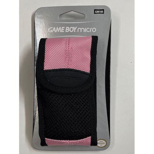 Pochette Officiel Nintendo Game Boy Micro Gbm Rose Étui Housse Protection 