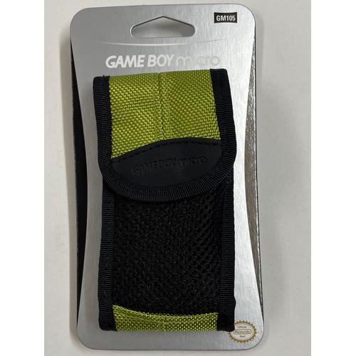 Pochette Officiel Nintendo Game Boy Micro Gbm Vert Étui Housse Protection 