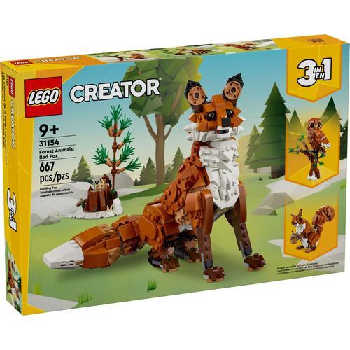 Lego Creator - Les Animaux De La Forêt : Le Renard Roux - 31154
