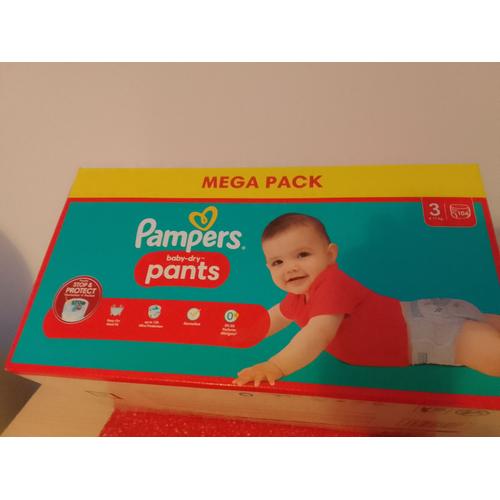 Couches Culottes Pampers Pants 3:104 Couches (6/11kg)