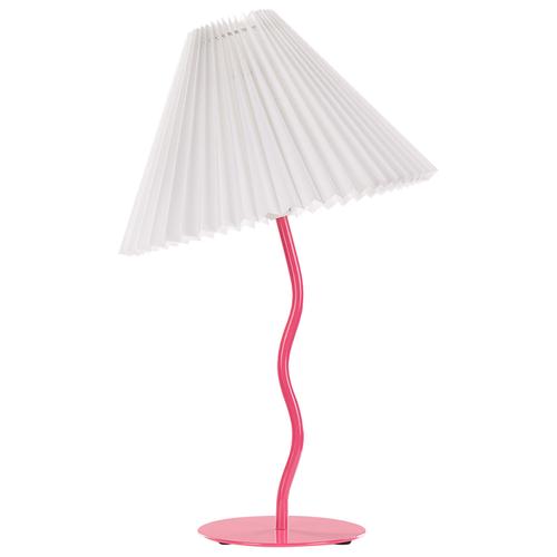 Lampe À Poser En Métal Rose Alwero