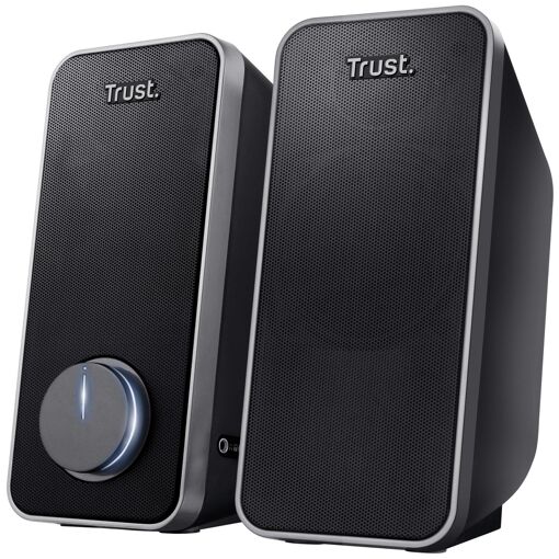 Trust Arys Enceinte PC 2.0 pour Ordinateur, Haut Parleur PC,