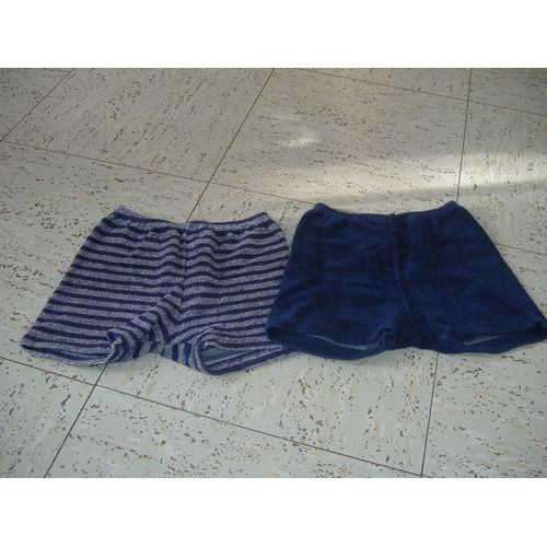Lot De 2 Shorts De Bain Bleus 6 Mois