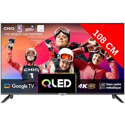 TV QLED 4K 108 cm U43QM8V Google TV, 4K, QLED